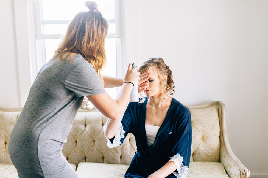  photographers do a little bit of everything on a wedding day, no joke- even the brides hair.&nbsp; 