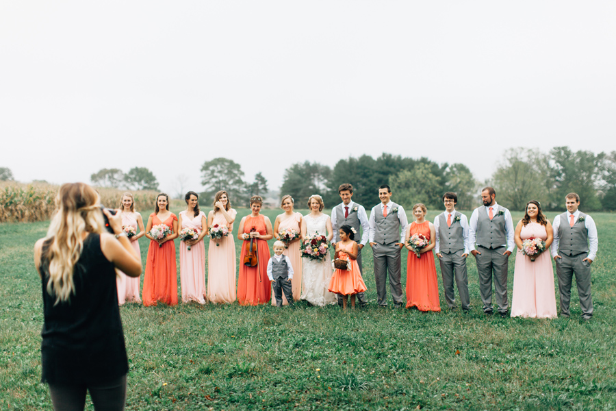  2016 was the year for giant bridal parties! 